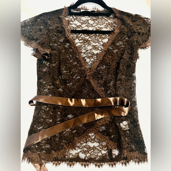 Authentic Rebeca Tylor Lace Top Size 2 - Picture 4 of 4